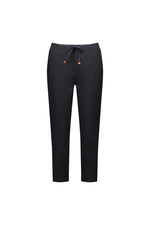 Black pants with drawstring on a white background
Skinny Leg 7/8 Pants Black