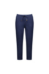 Navy blue pants with a drawstring on a white background
Skinny Leg 7/8 Pants Ink