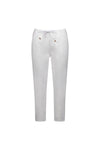 White pants on a white background
Skinny Leg 7/8 Pants White