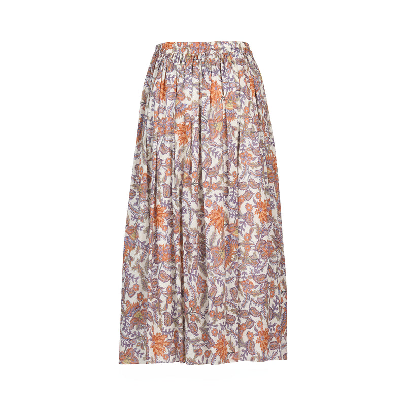 Floral patterned skirt on a white background
Elastic Waist Maxi Skirt Tuscany